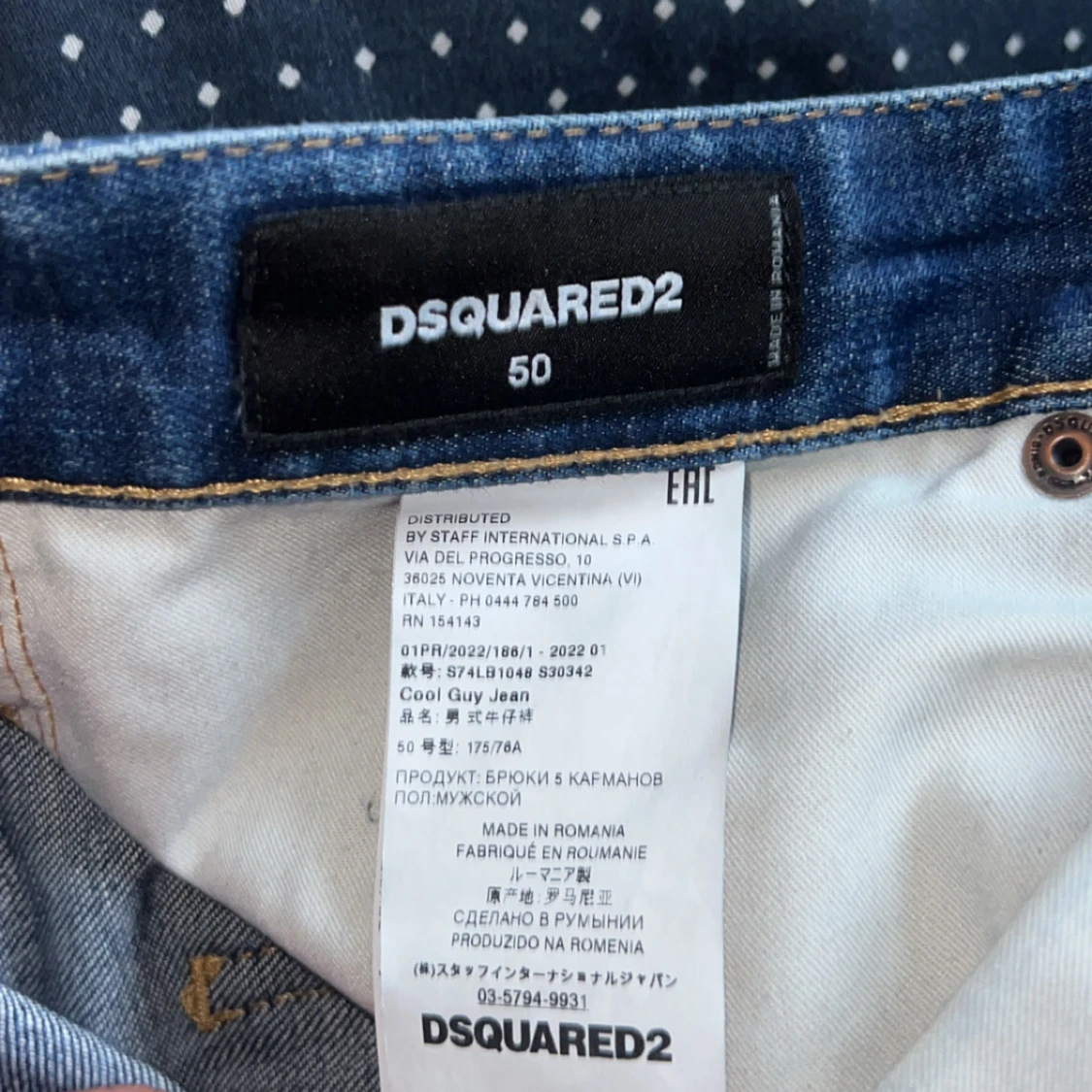 Dsquared2 Cool Guy jeans blå, stl 50 - 1