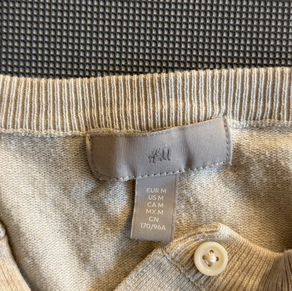Beige kofta från H&M i bomull - 1