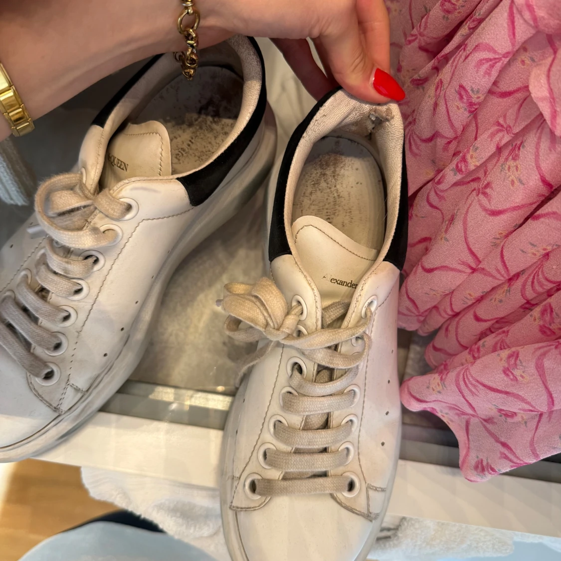 Alexander McQueen vita sneakers - 3