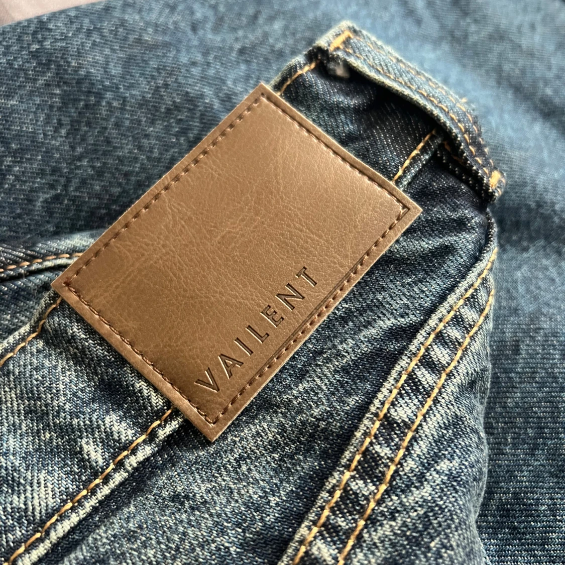 Blå jeans från Vaillent med regular waist - 3