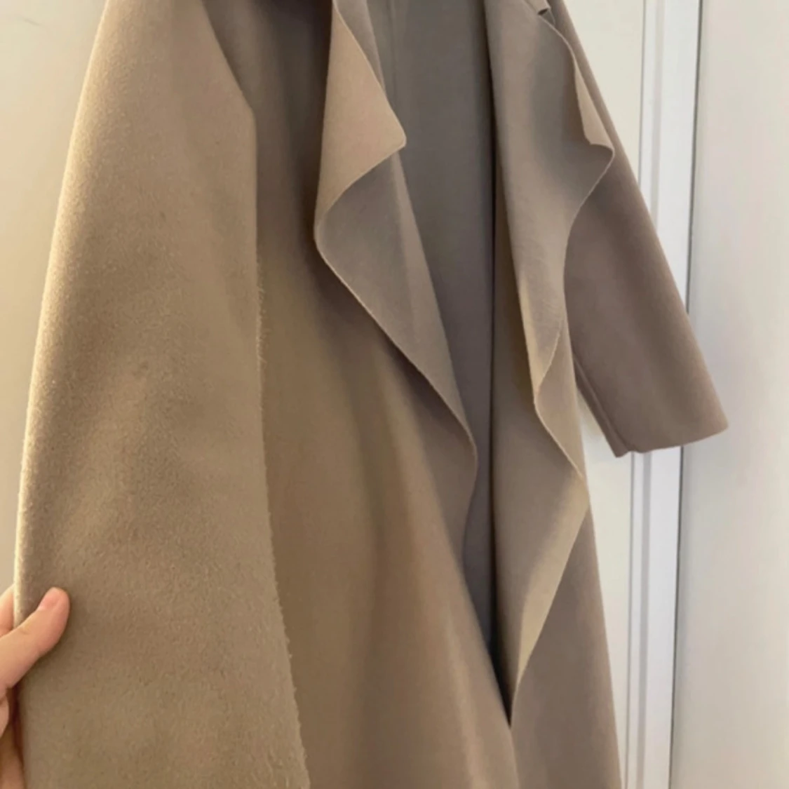 Beige tunn kappa från Nelly - 4