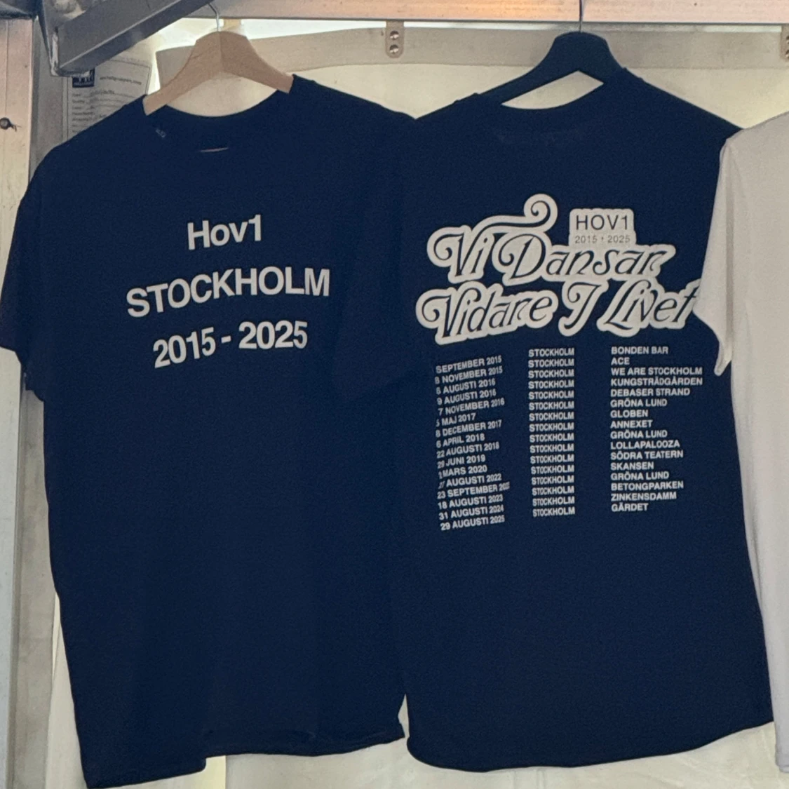 Hov1 t-shirt Stockholm 2015-2025