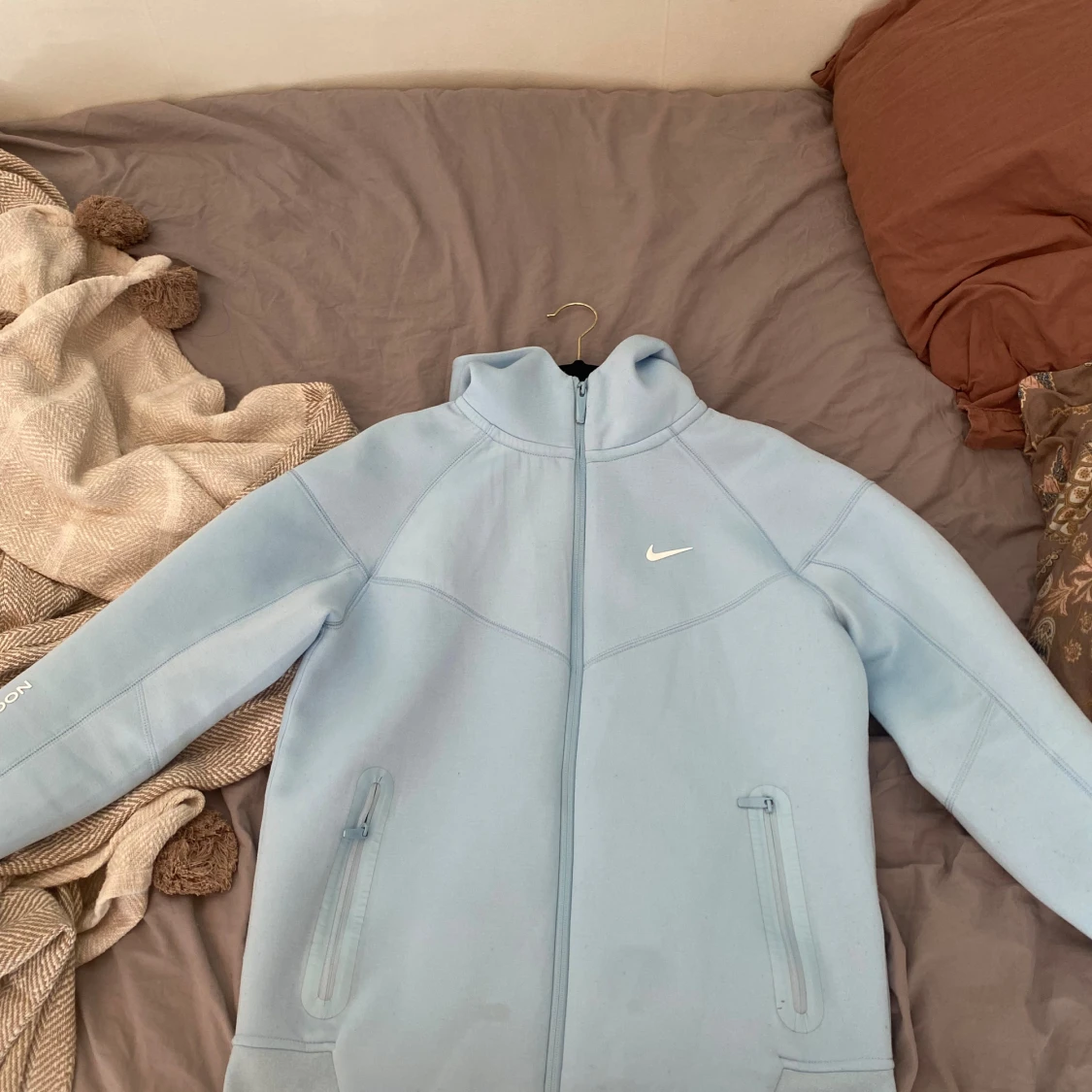Nike NOCTA ljusblå zip hoodie - 1