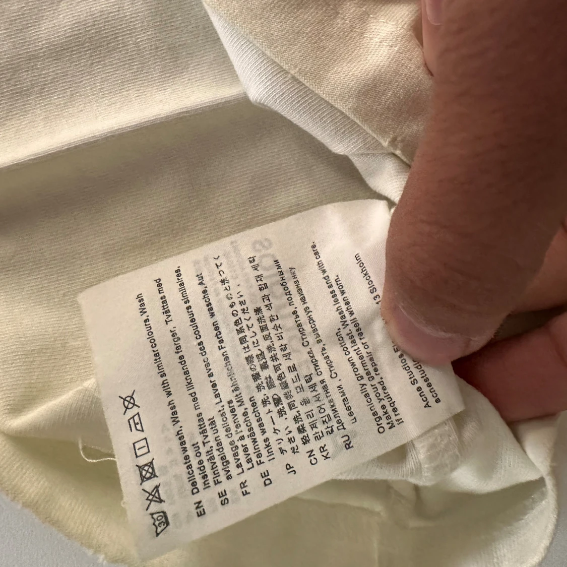 Vit långärmad tröja Acne Studios - 4