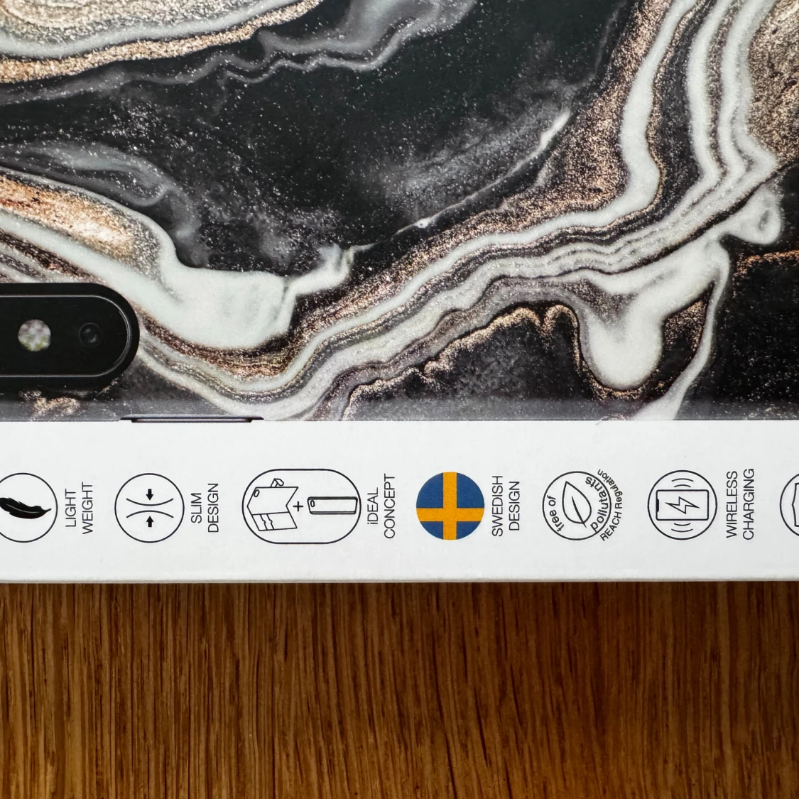 Golden Ash Marble Case för iPhone X/XS - 3