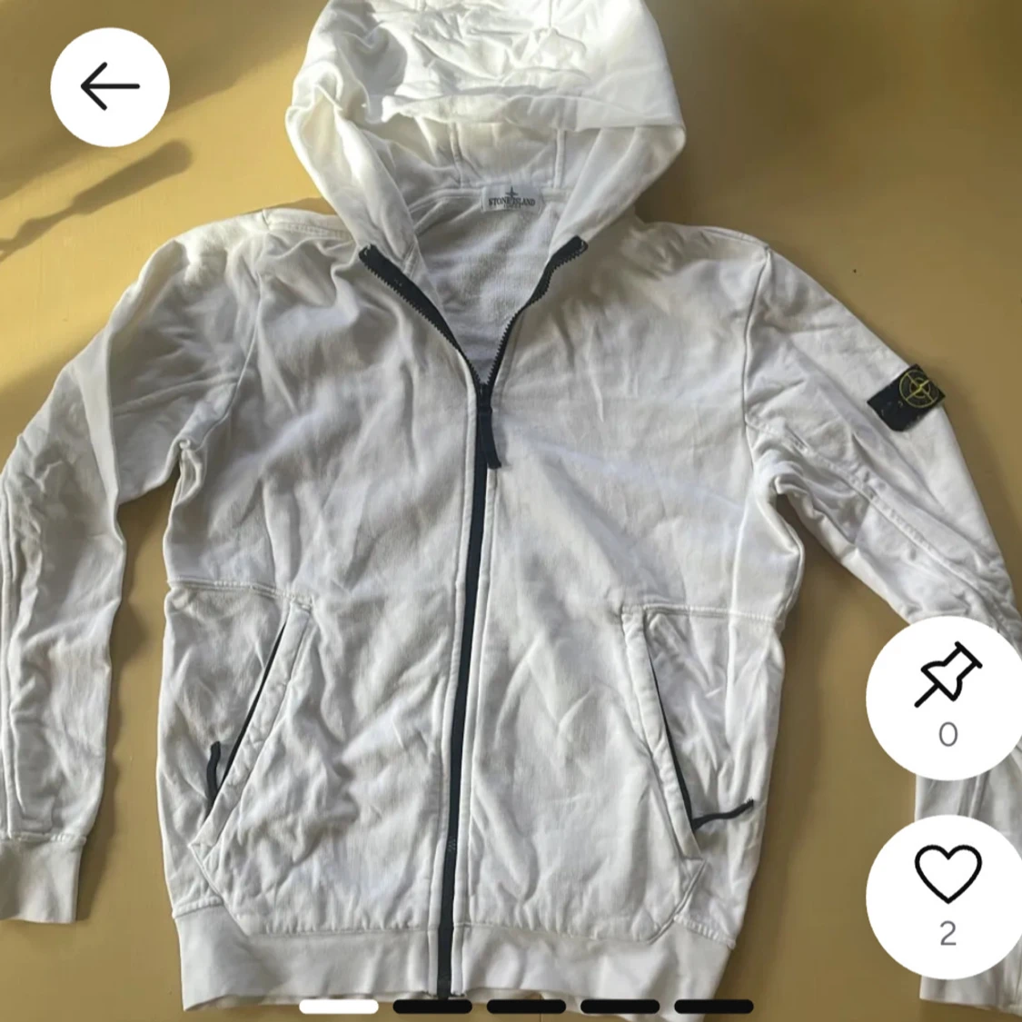 Vit hoodie från Stone Island Junior - 3