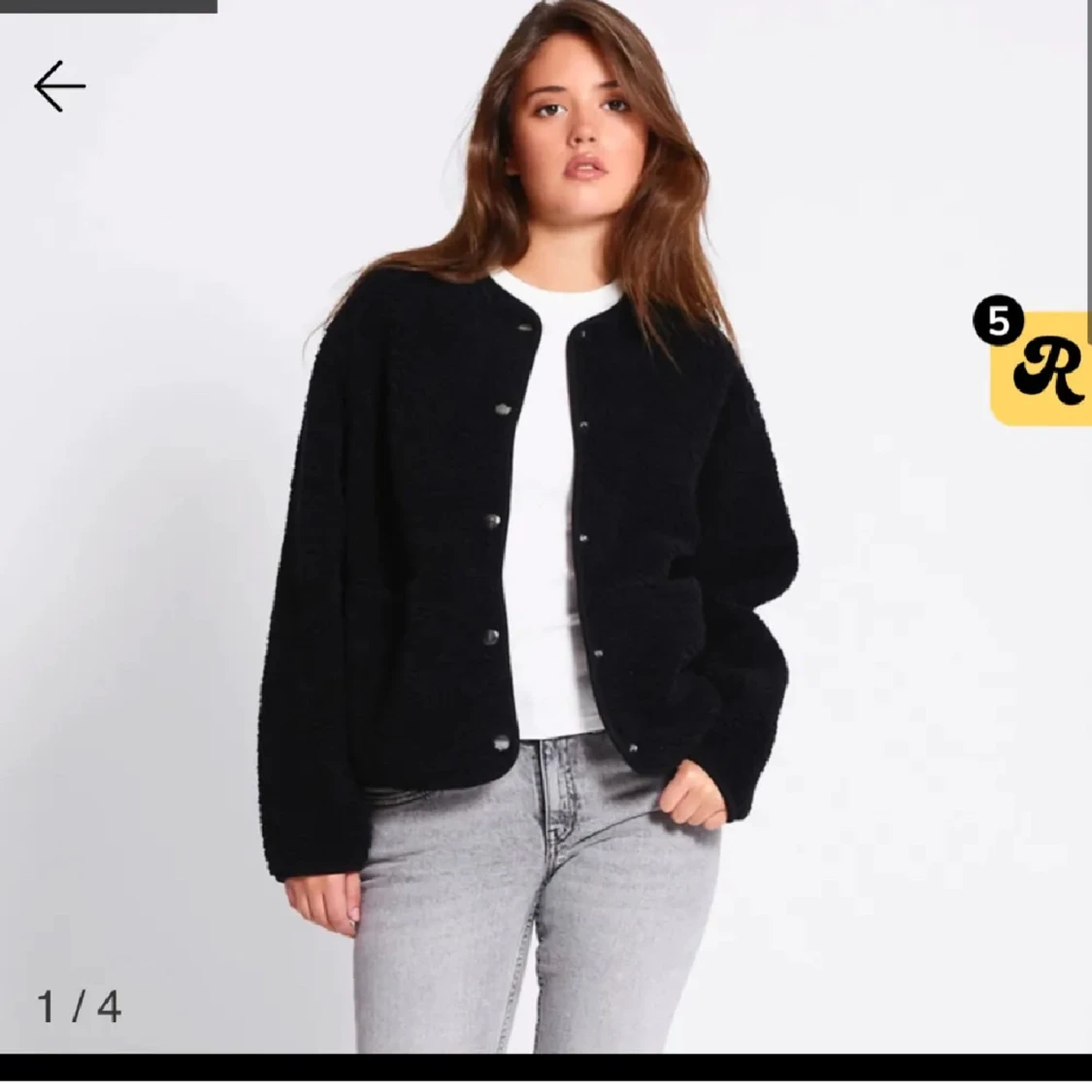 Teddyjacka svart - 1