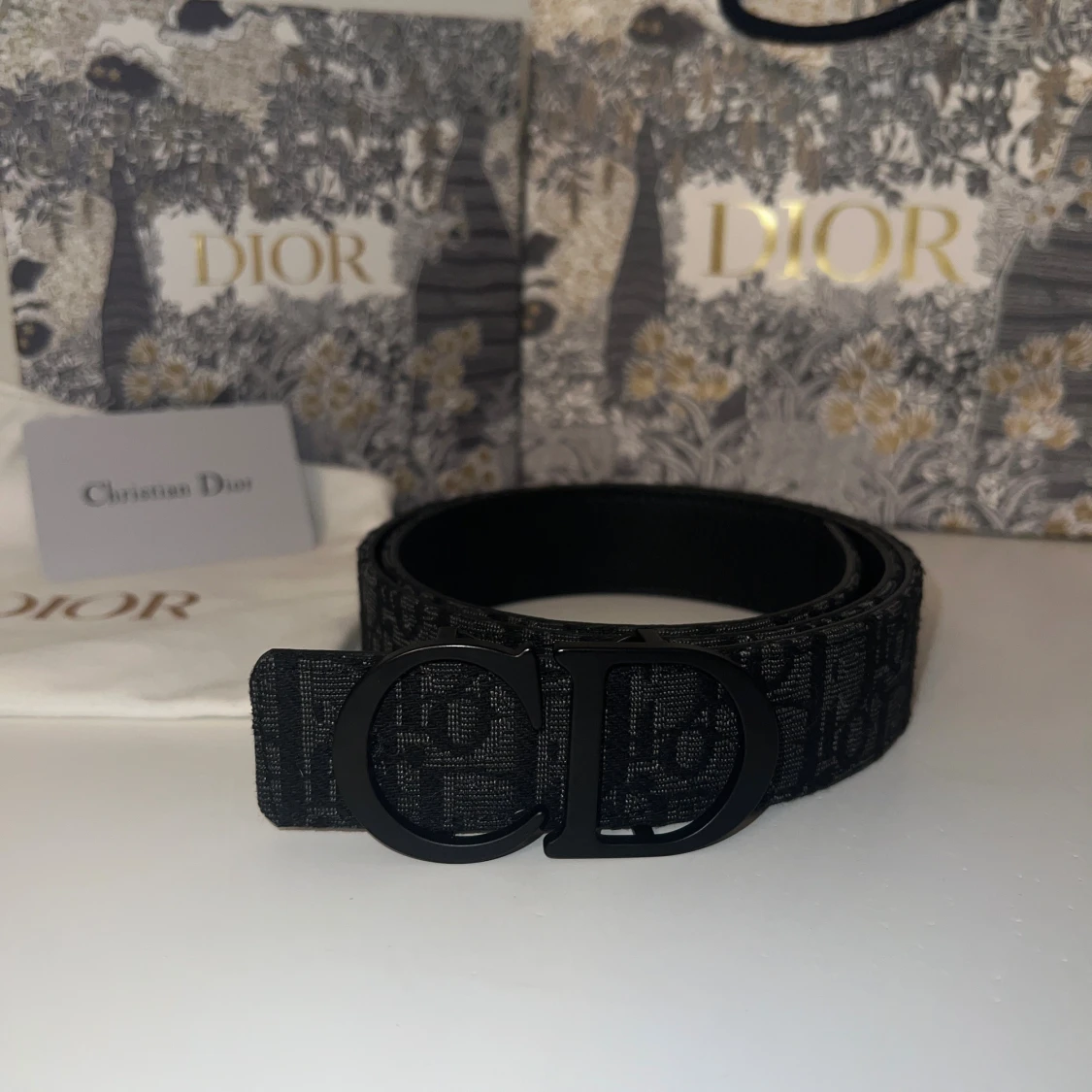 Svart Dior bälte  - 2