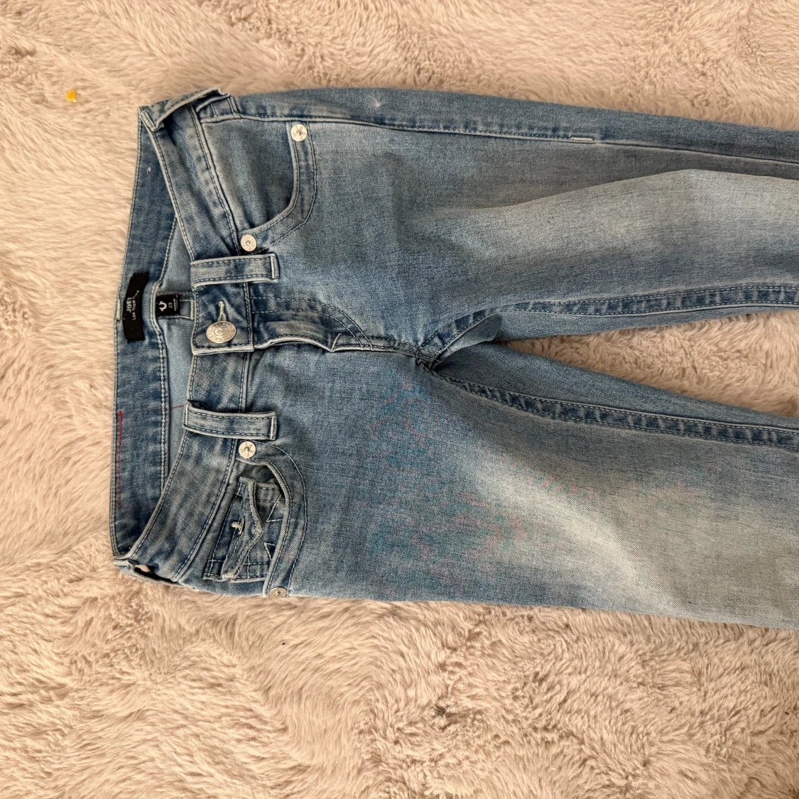 True Religion Joey Low Rise Flare Jeans - 1