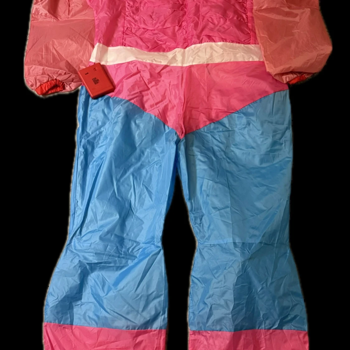 Uppblåsbar dräkt i rosa och blått - 2