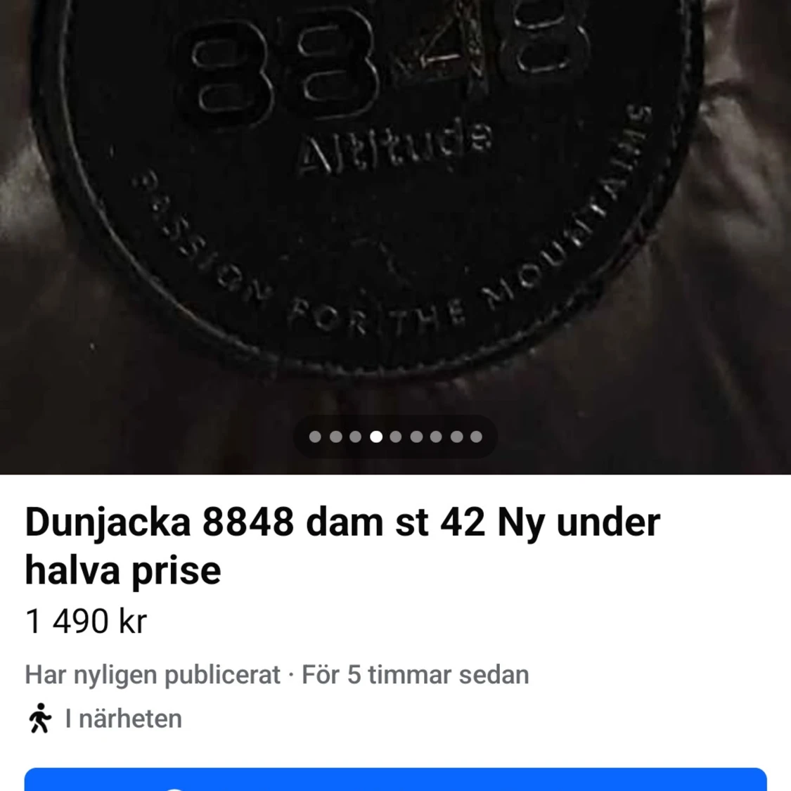 Svart dunjacka från 8848 Altitude - 1