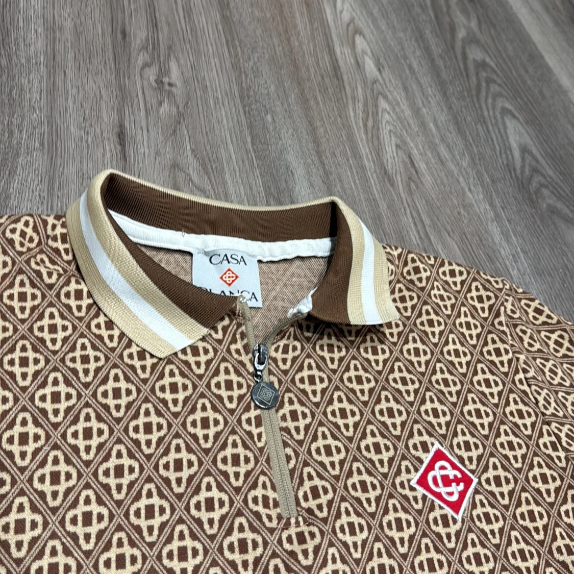 Bruna mönstrade pike & shorts från Casablanca - 3