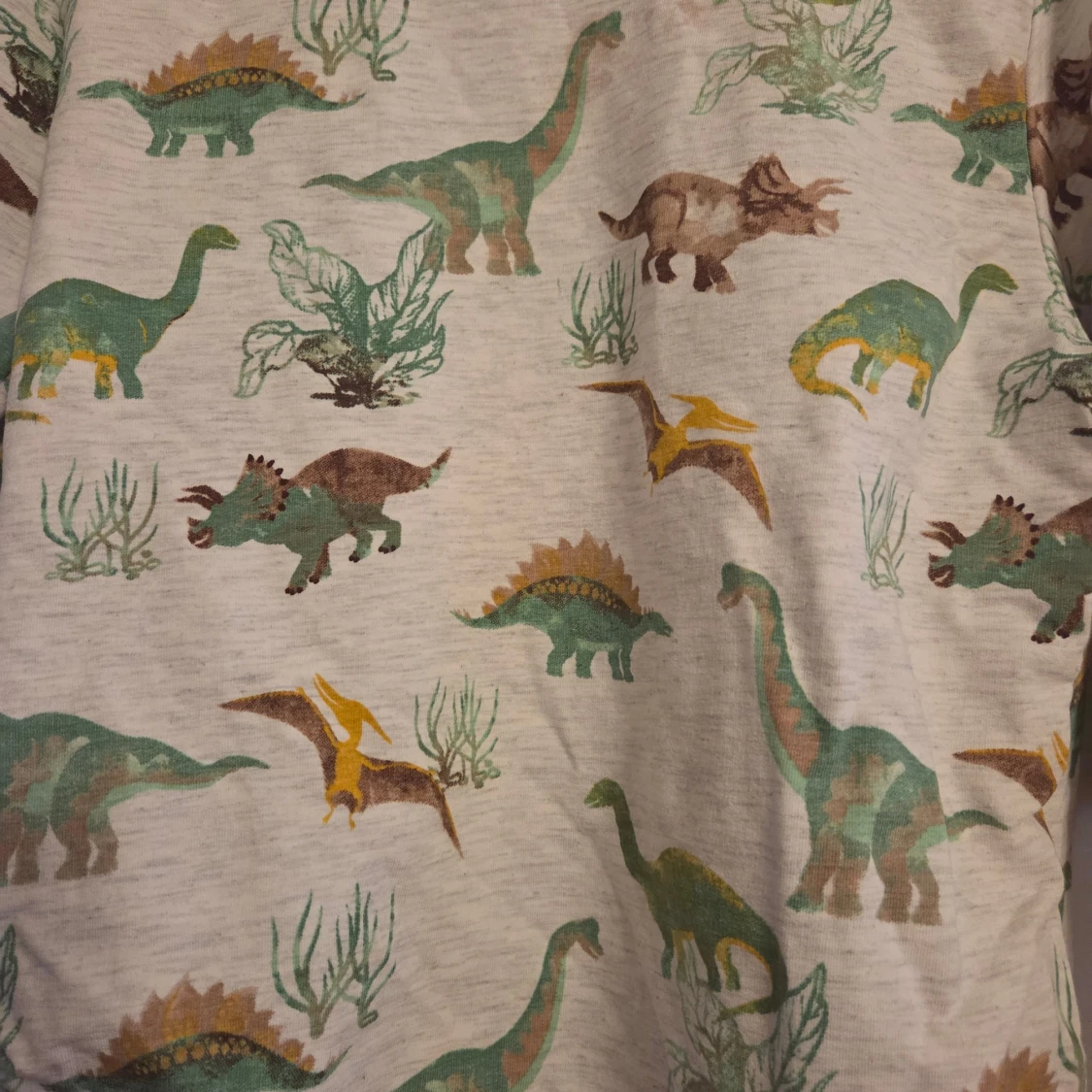 Dinosaurie-mönstrad sweatshirt från Minymo - 2