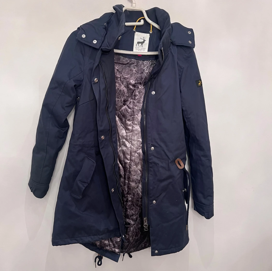 Mörkblå parkajacka  - 1