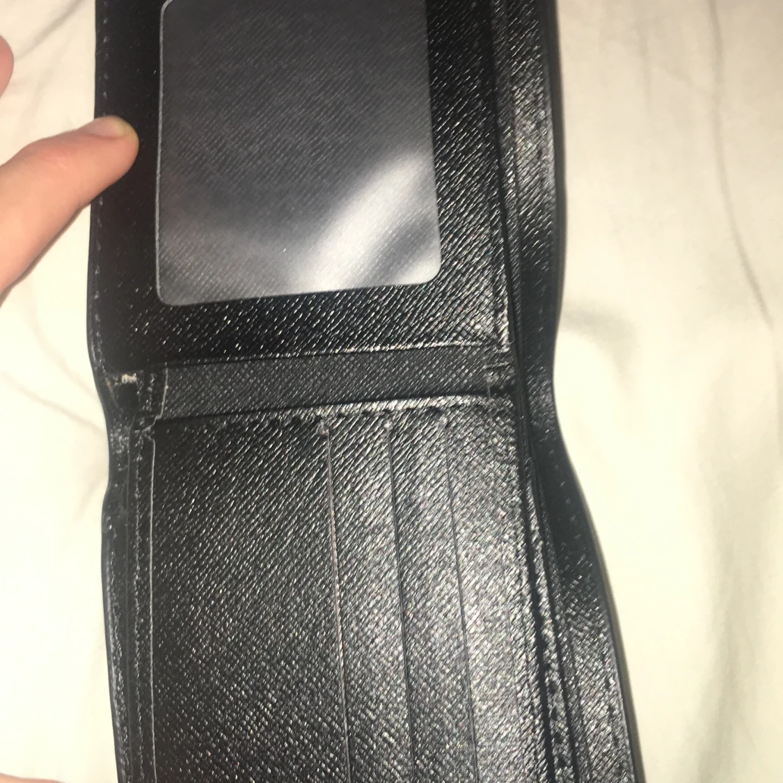  rutig svart plånbok - 3