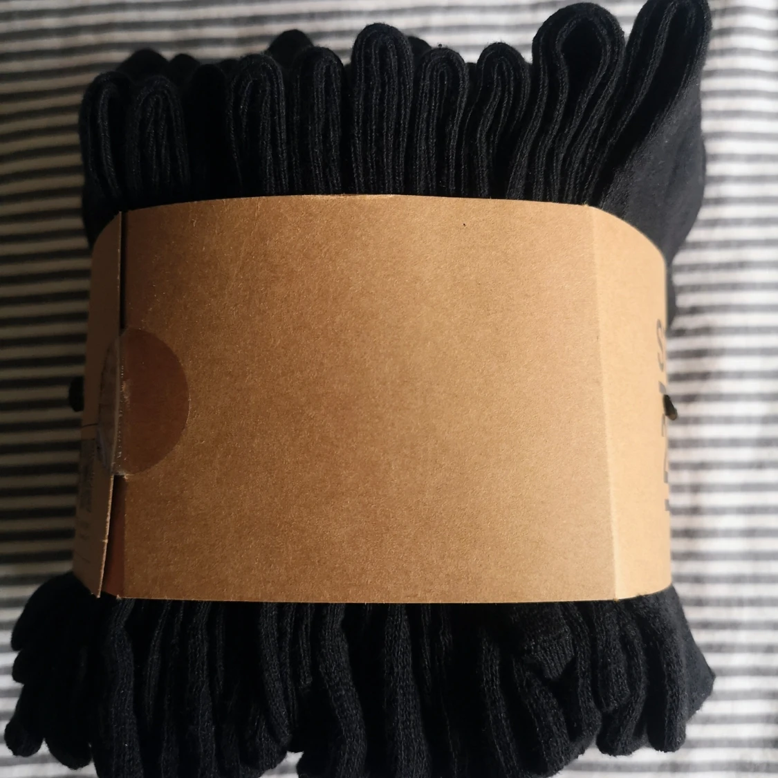 20 Par Svarta Strumpor storlek 37/40 - 1