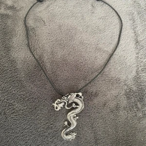 Halsband - Drake - Aldrig använt. Köpt för 200 kr. Kan justeras både kort som choker & långt. Inga defekter 🖤