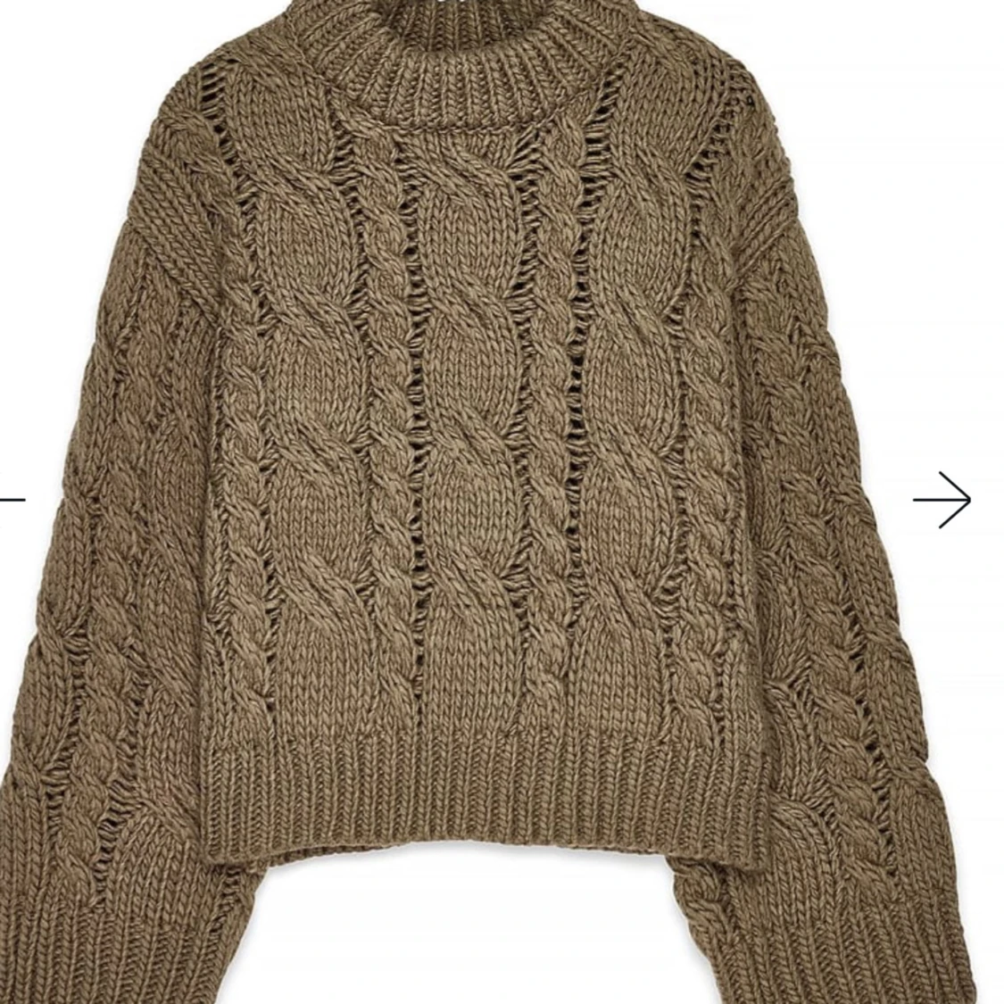 Kabelstickad tröja - 2