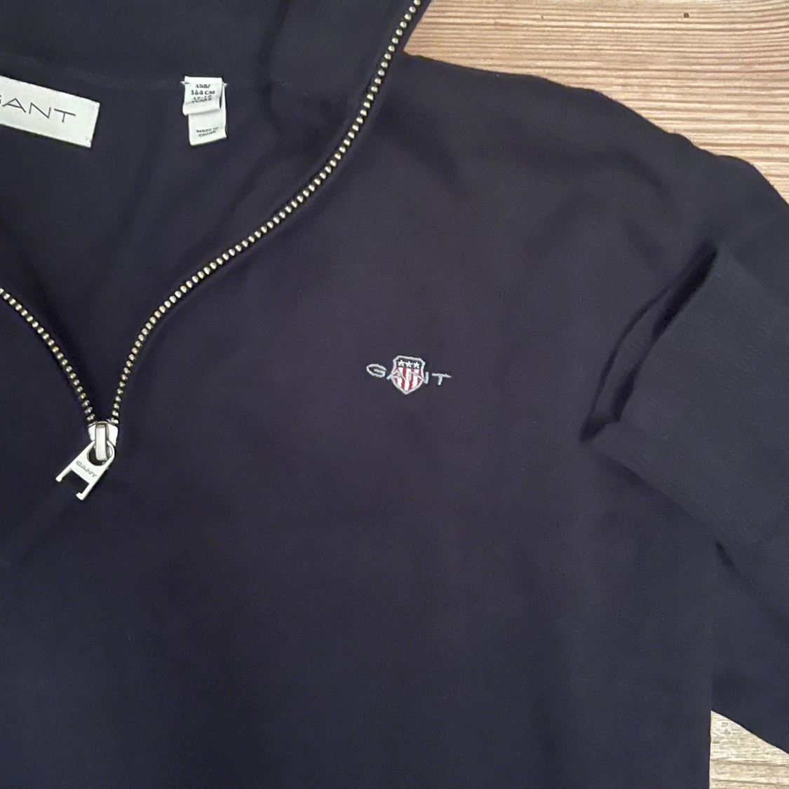 Svart half zip tröja från GANT - 1