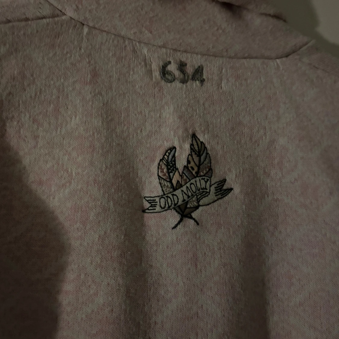 Ljusrosa kofta Odd Molly med rosett - 2