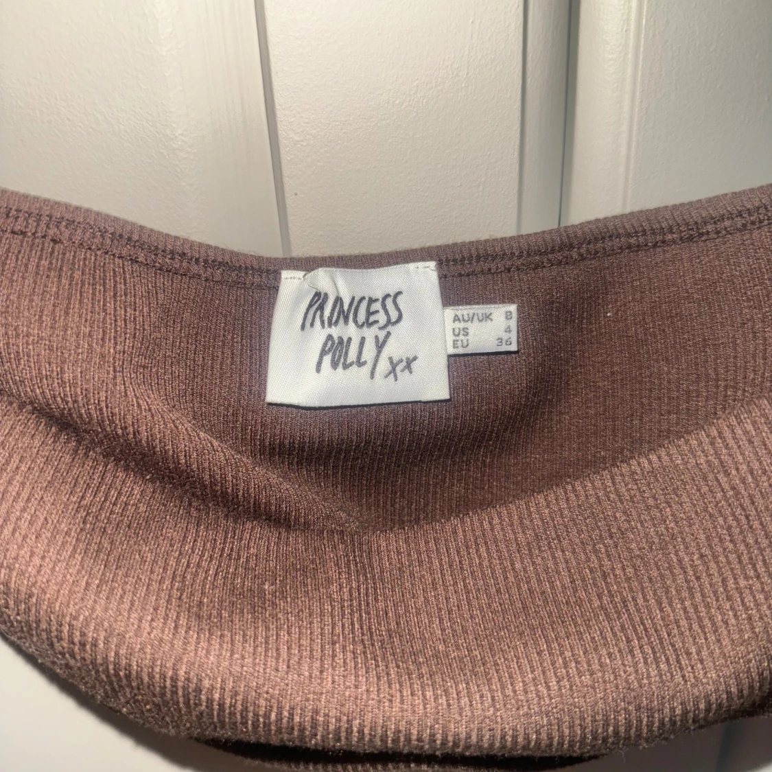 Brun croppad topp Princess Polly - 2