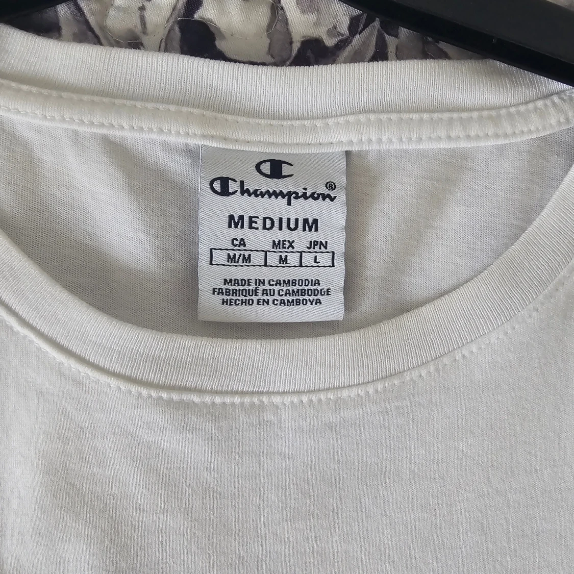 Vit Champion t-shirt med logga - 3