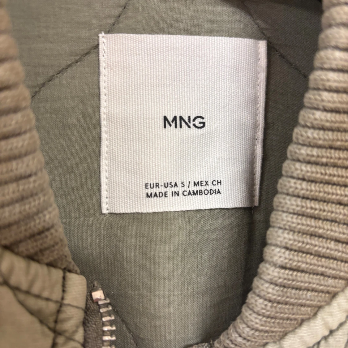 Bomberjacka från Mango, grön - 2