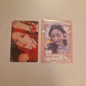 Yeri red velvet photocard - Ett photocard av Yeri jag fick från albumet och som har bevarats i en pärm. Kortet har inga skador. 