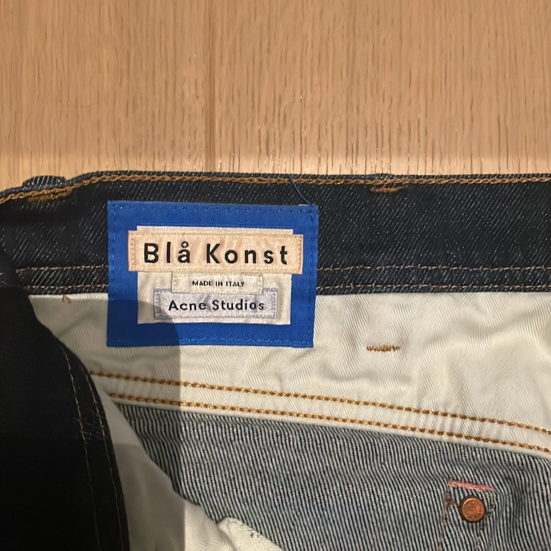 Acne Studios jeans mörkblå - 2