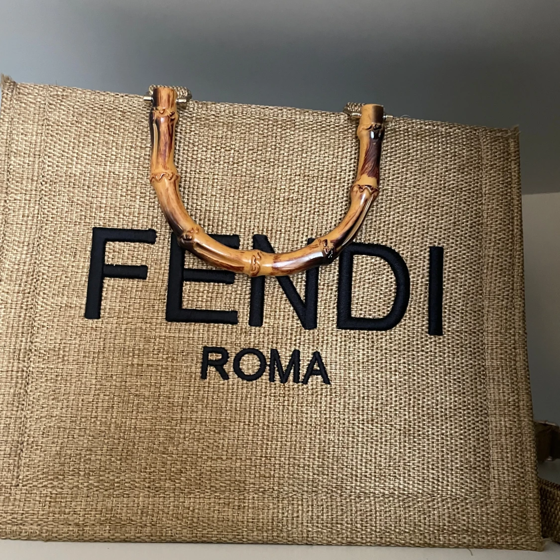 Beige shoppingväska 