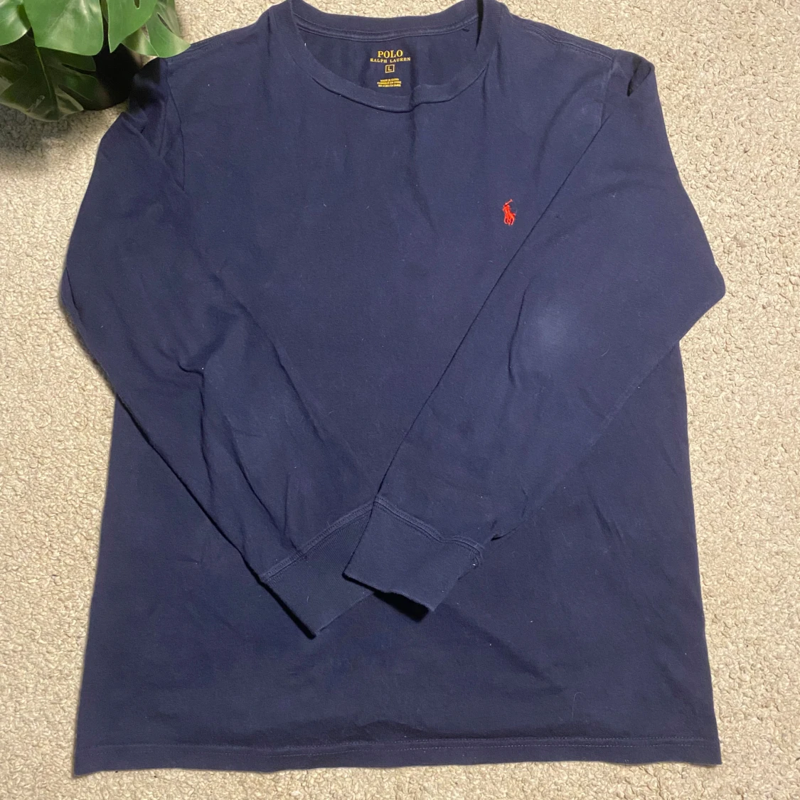 Mörkblå långärmad tröja från Ralph Lauren