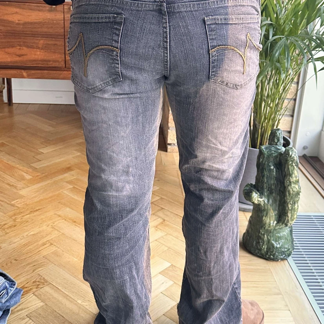 Grå jeans - 1