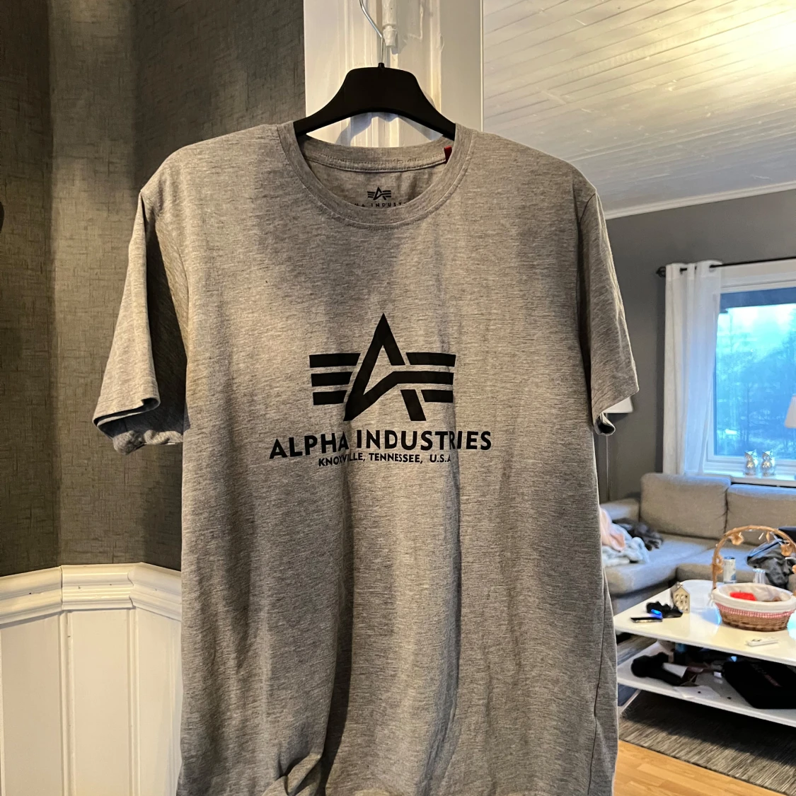 Grå t-shirt från Alpha Industries
