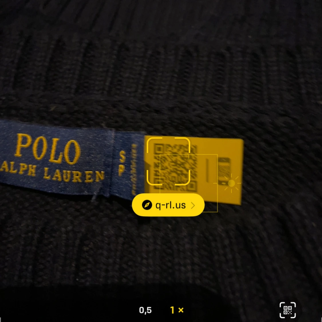 Mörkblå Polo Ralph lauren bear stickad tröja  - 4