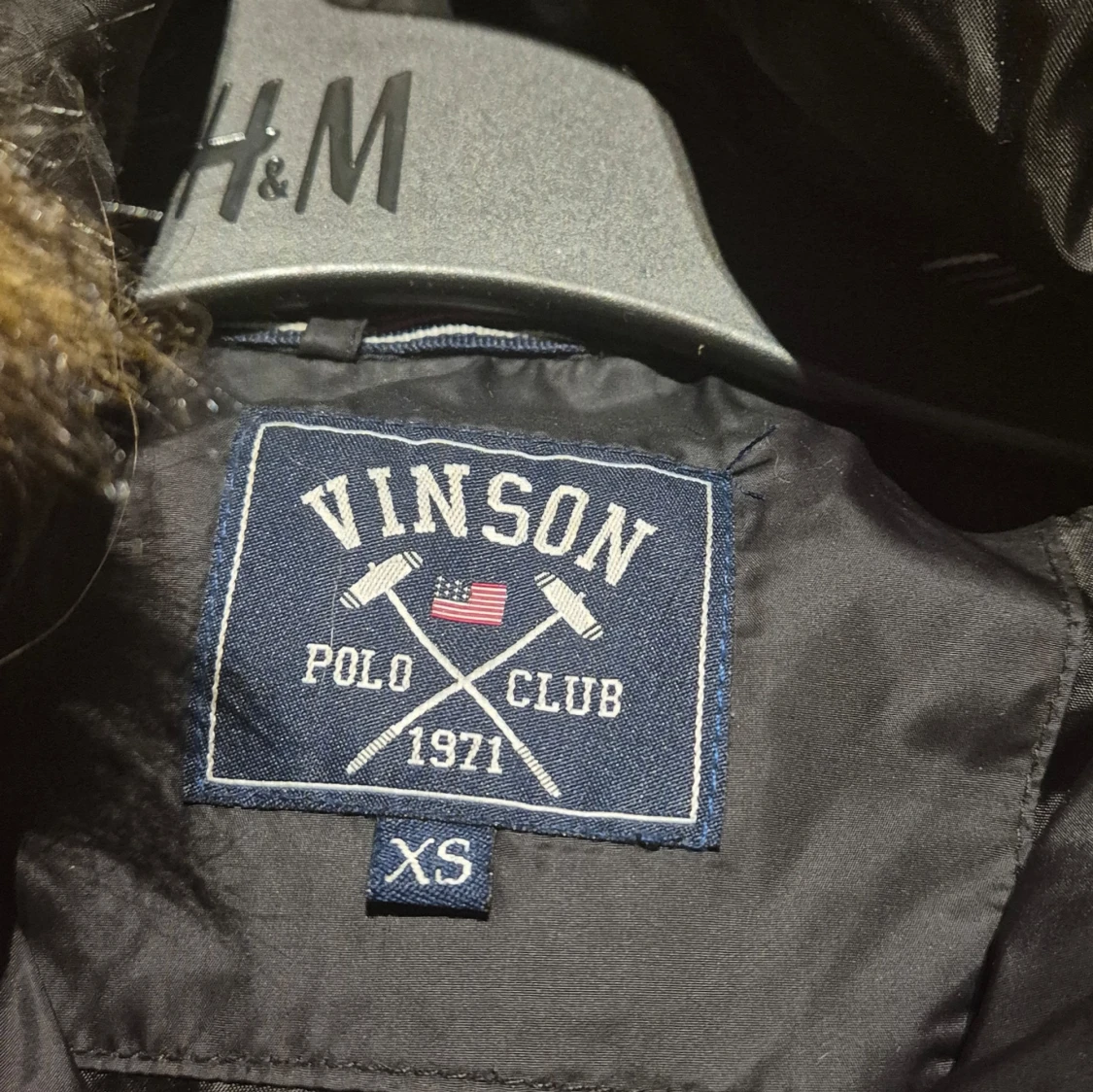 Svart dunjacka från Vinson Polo Club - 2