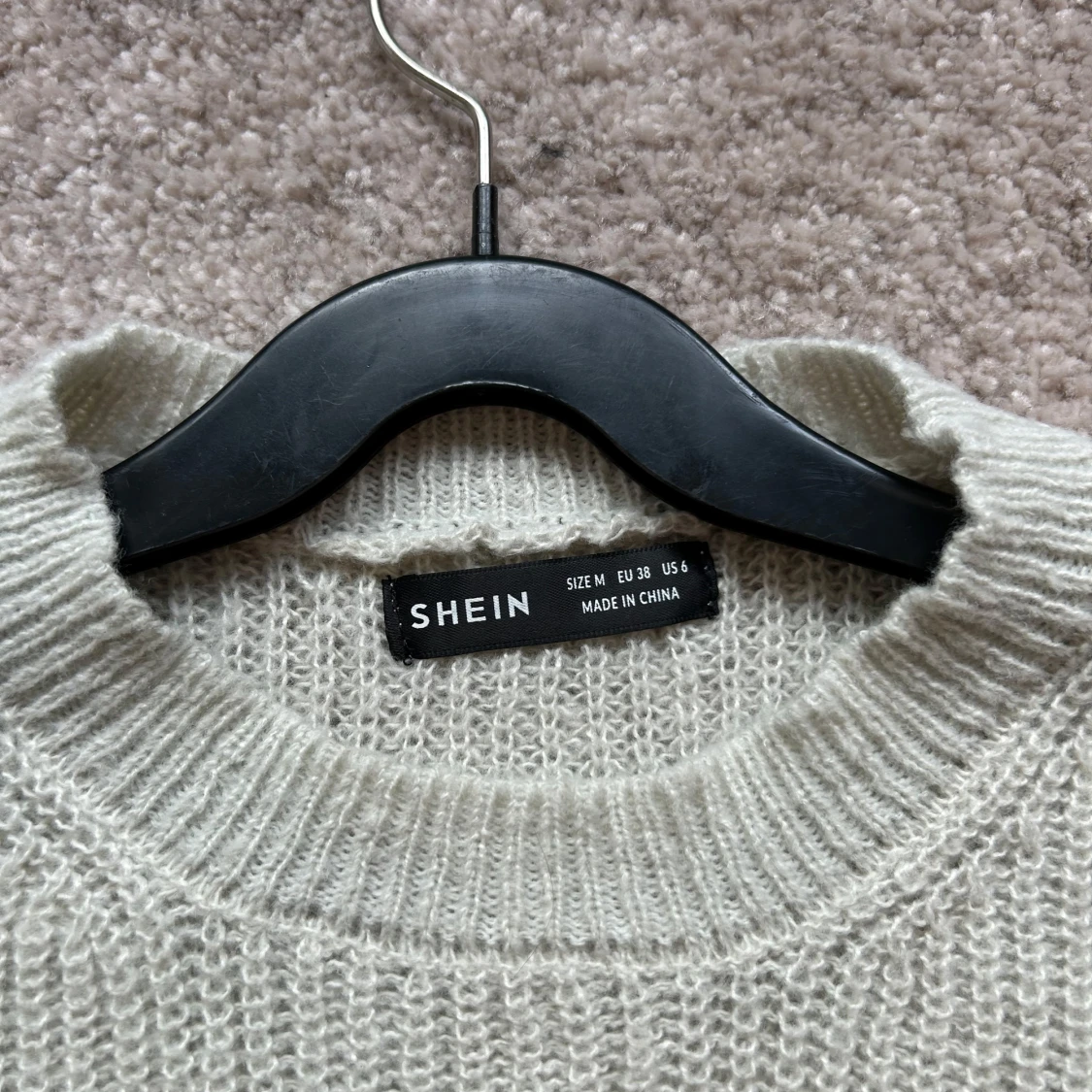 Cropped stickad tröja - 92