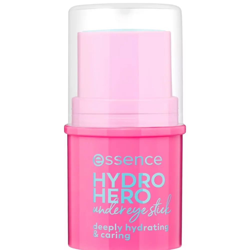 Essence Hydro Hero Under Eye Stick är en superåterfuktande och vårdande produkt för området under ögonen. Den kommer i en söt rosa förpackning med ett genomskinligt lock. Perfekt för att ge din hud en fräsch och pigg look! Köpt för 36,50kr från början och är aldrig använd. Skönhet.