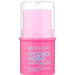 Essence Hydro Hero Under Eye Stick är en superåterfuktande och vårdande produkt för området under ögonen. Den kommer i en söt rosa förpackning med ett genomskinligt lock. Perfekt för att ge din hud en fräsch och pigg look! Köpt för 36,50kr från början och är aldrig använd