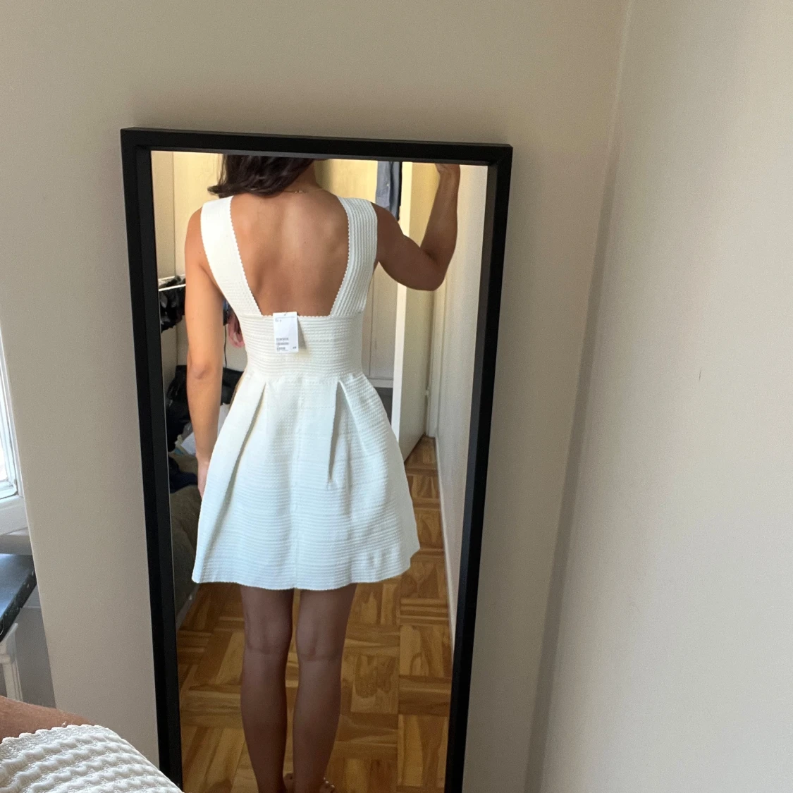 NY Vit kort klänning - 91