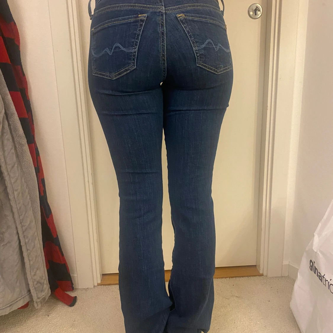 Mörkblå jeans - 90