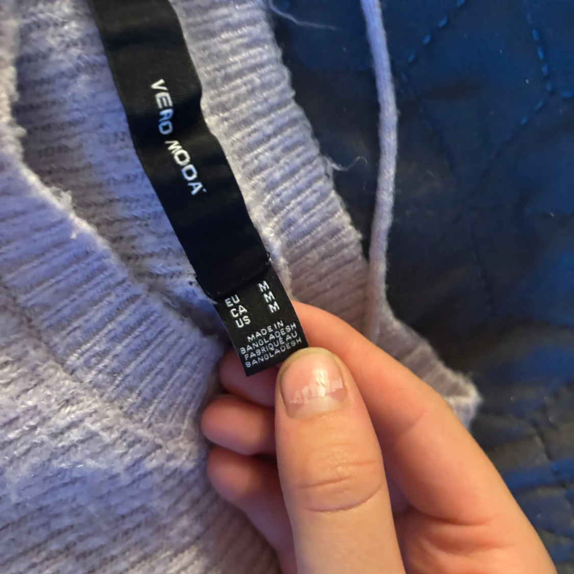 Kortärmad stickad tröja - 91