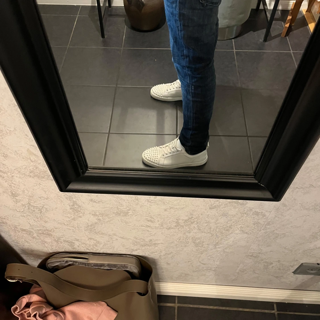 Mörk blå jeans - 90