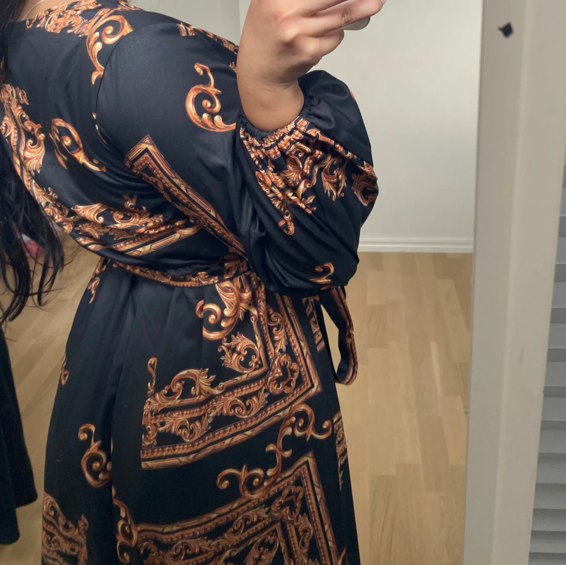 Svart sommar klänning - 91