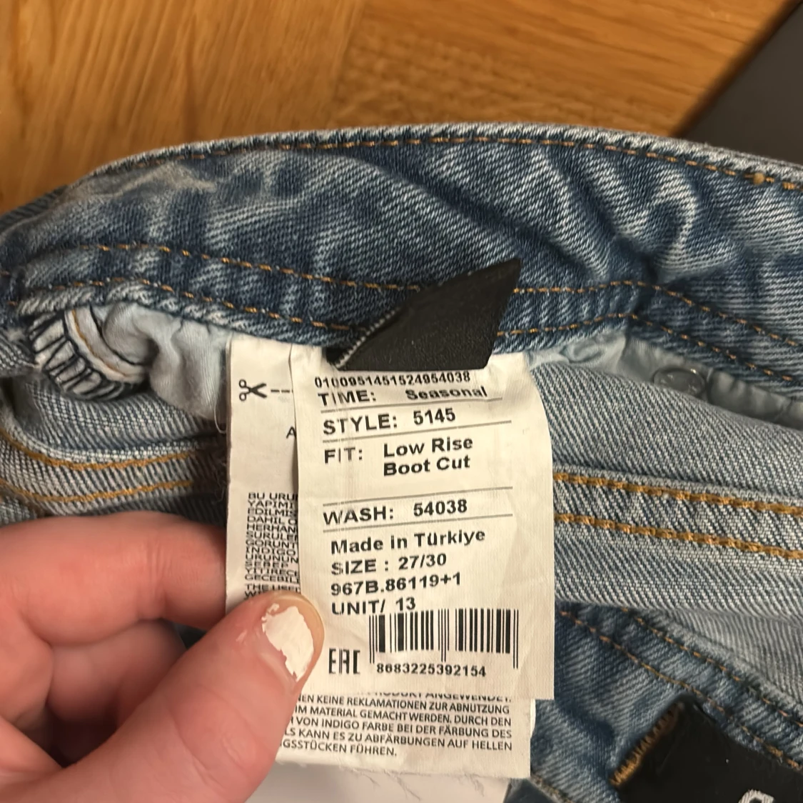 Blå bootcut jeans från LTB - 3