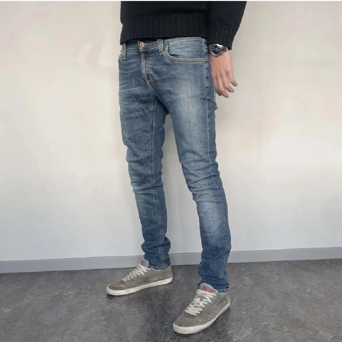 Blå jeans från Nudie Jeans