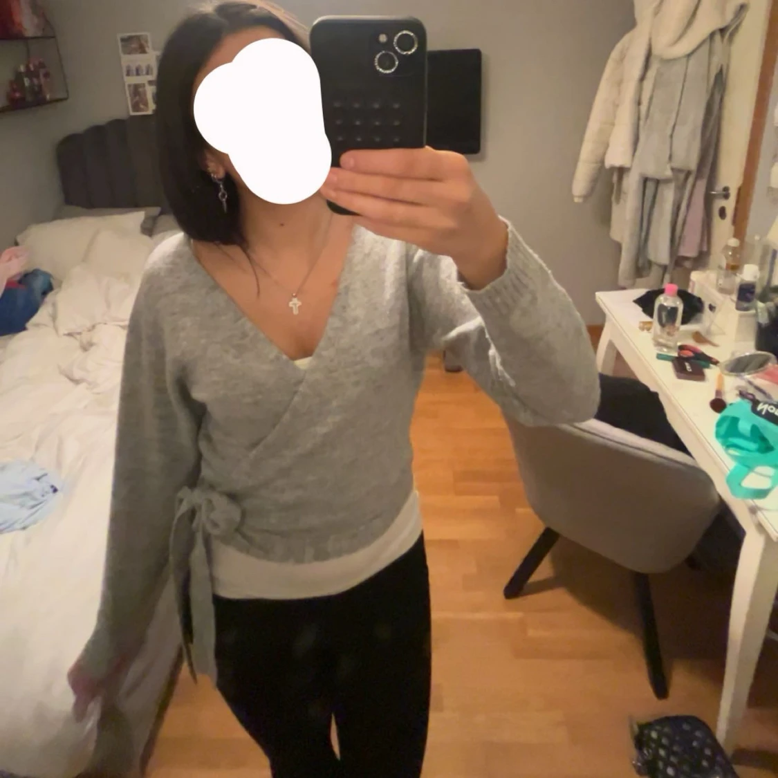 Grå omloftskofta från even and odd - 1