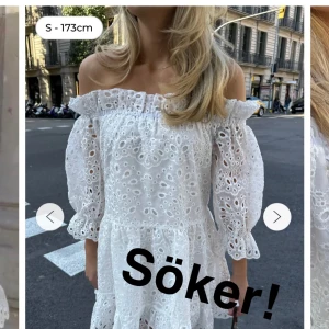 SigridIC Klänning från Byic - ‼️Söker denna jättefina klänningen från Byic i storlek XS‼️ Hör jättegärna av dig om du skulle vilja sälja den till mig💗💗