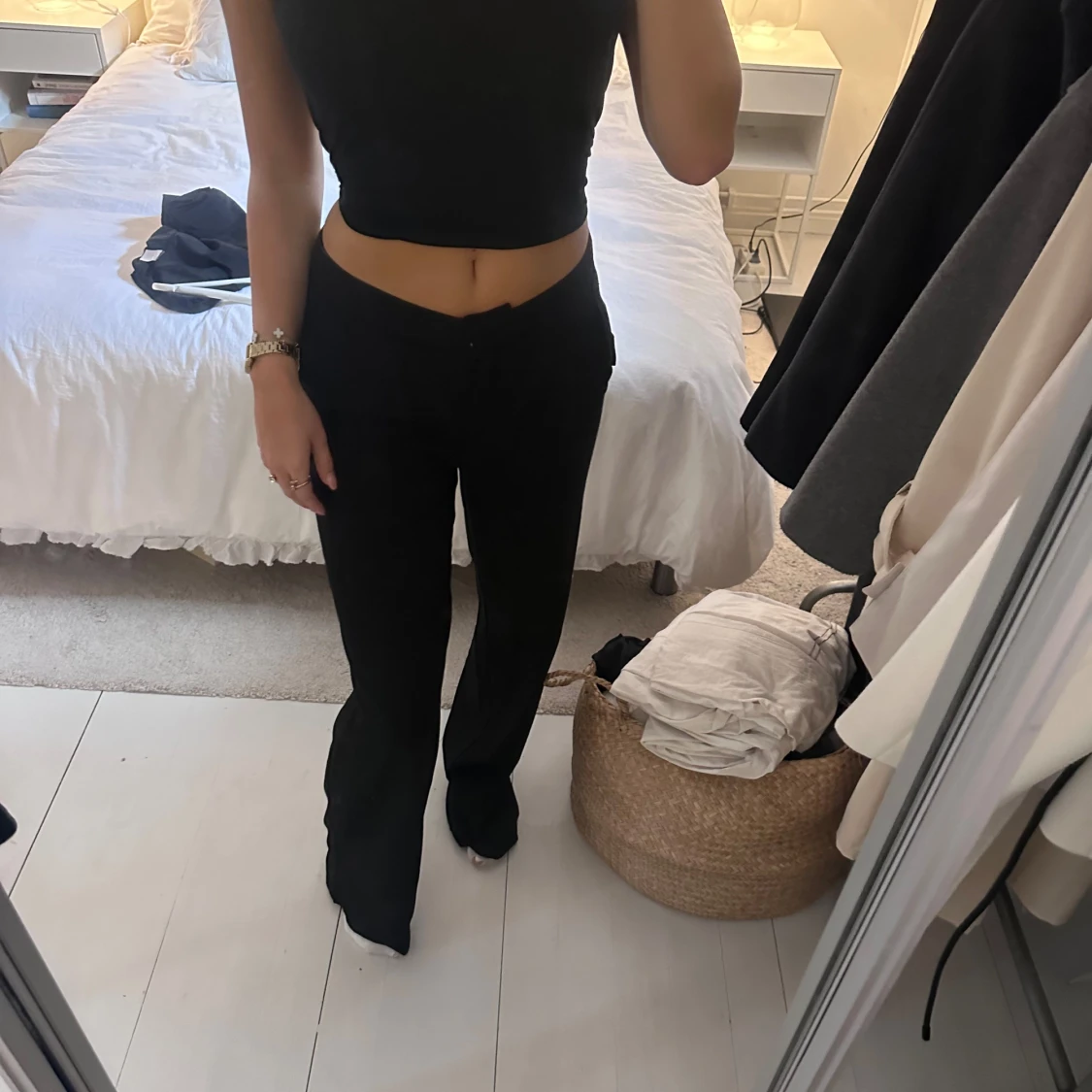 Low waist kostymbyxor - 91