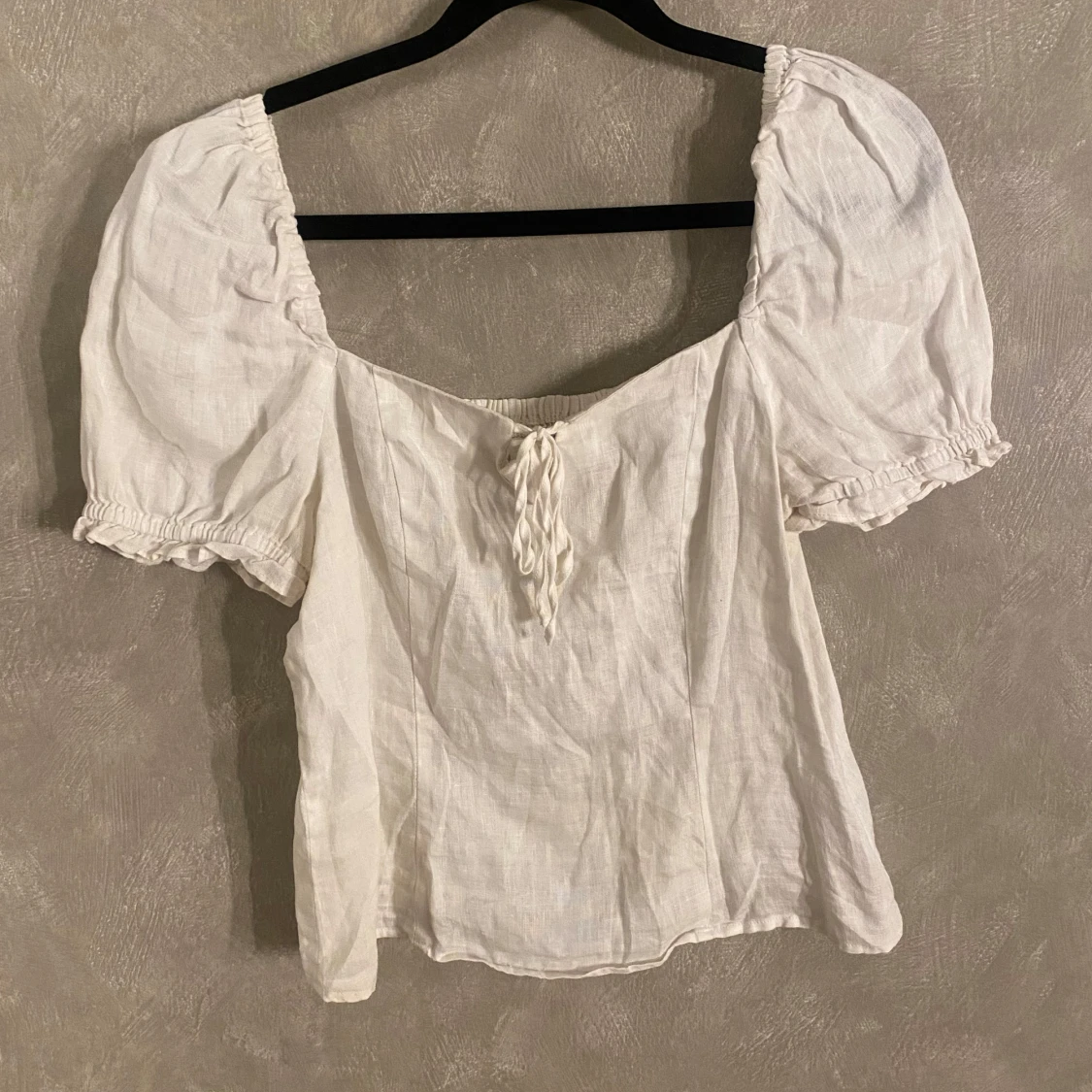 Vit linnetopp från H&M