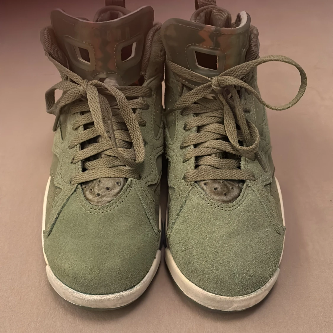 Gröna Nike Air jorden sneakers basket skor